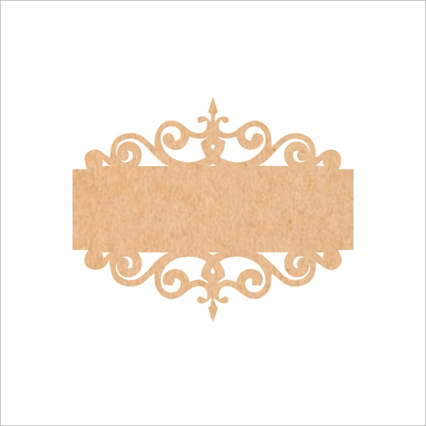 Laser cut name board - 21