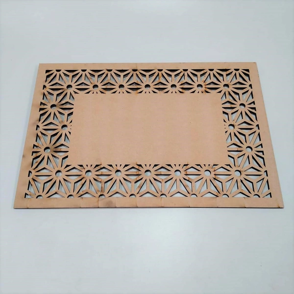 Moroccan style rectangle name Plate