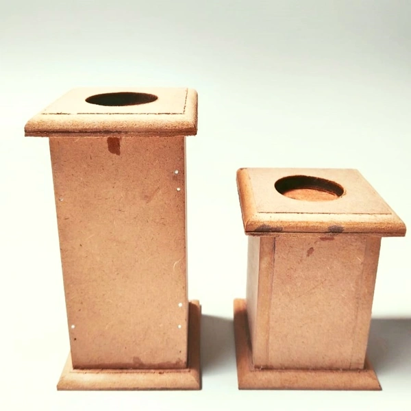 Pillar Candle holder - 2 pcs Set