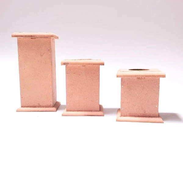 Pillar Candle holder - 3 pcs Set