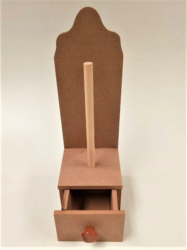 Pillar Style Kitchen Tissue / Napkin Holder with Drawer - 21