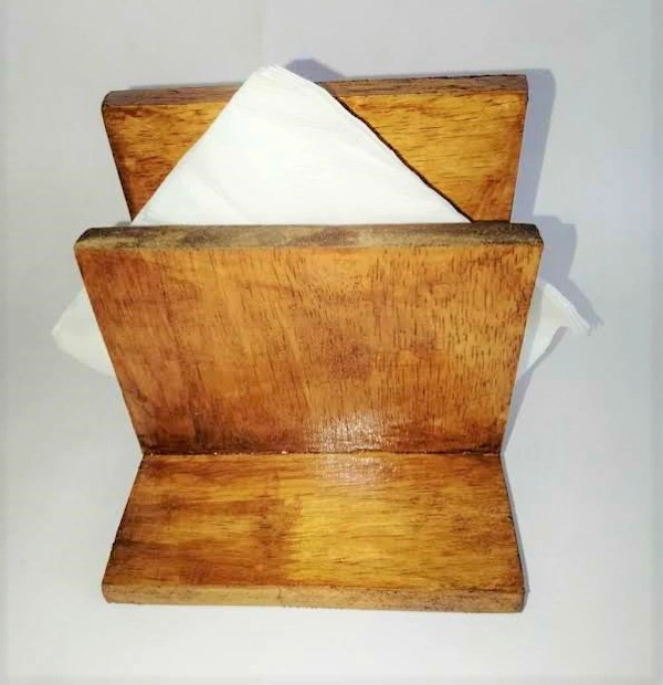 Pine Wood Big Tissue holder - 19