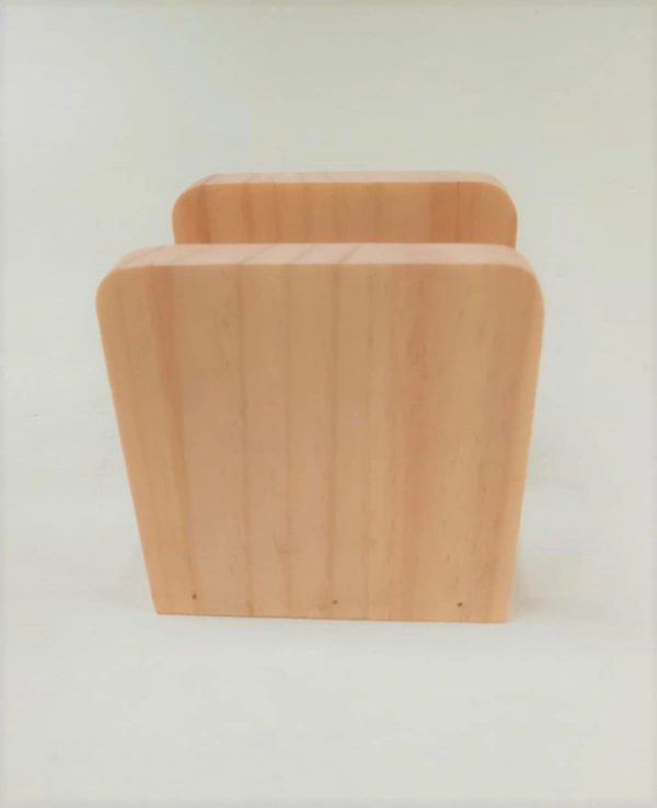 Pine Wood small Tissue holder - 8