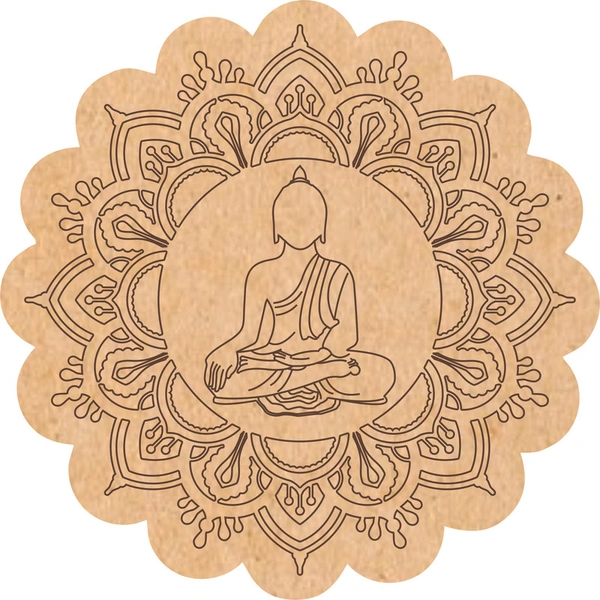 Pre-Marked Buddha  /Lippan base