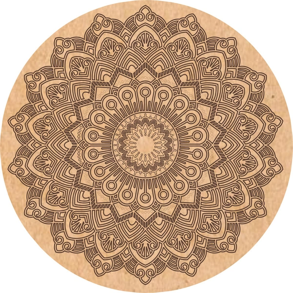 Pre-Marked Mandala  /Lippan base