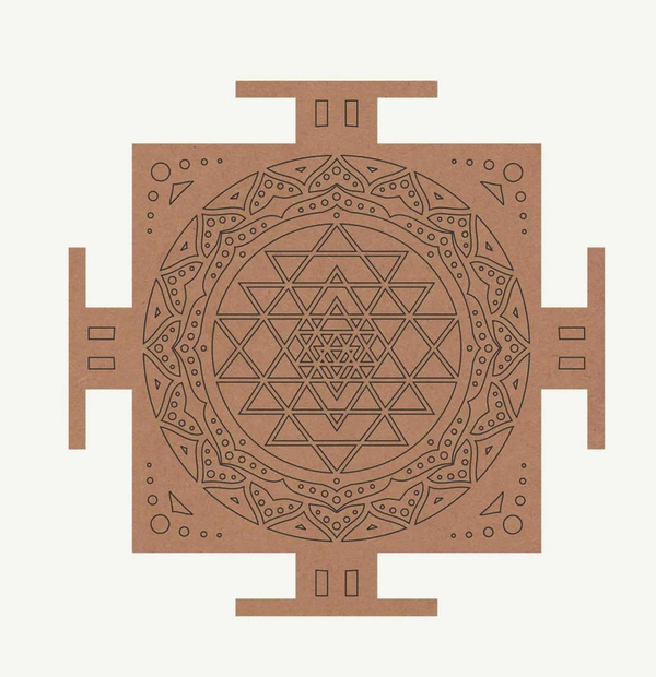 Pre-Marked Shree Yantra base /Lippan base