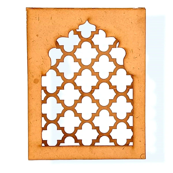 Rajasthani Traditional Jharokha - Box with Jali Panel 1
