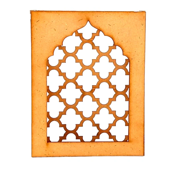 Rajasthani Traditional Jharokha - Box with Jali Panel 2