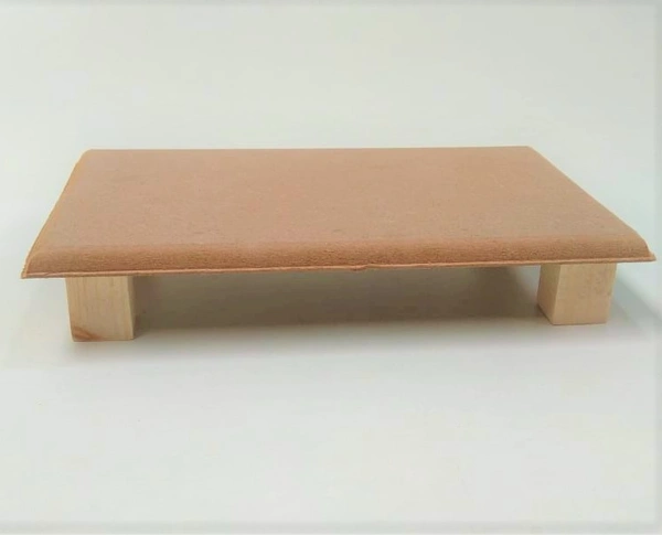 Round edge  Rectangle MDF Chowki / Manai