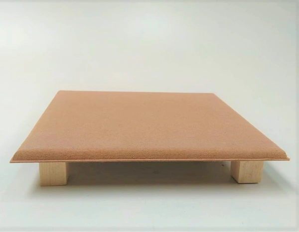 Round edge  Sqaure MDF Chowki / Manai