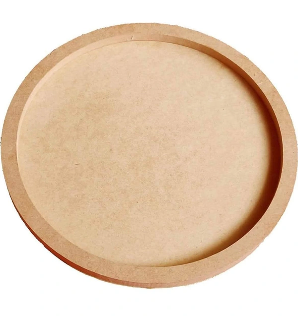 Round name plate with border - Small