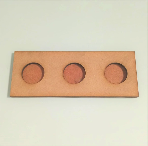 Tea Light Candle Holder - 3 Holes