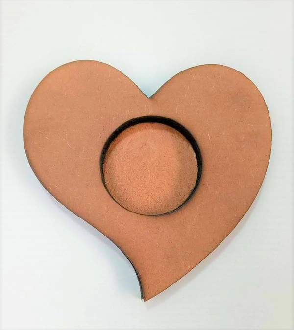 Tea Light Candle Holder - Heart  - 6