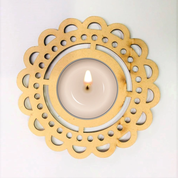 Tea Light Candle Holder - Laser cut