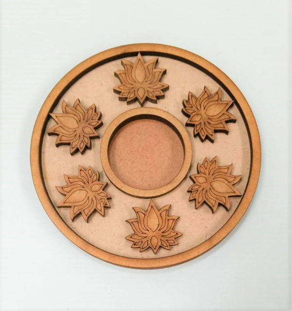 Tea Light Candle Holder - Lotus