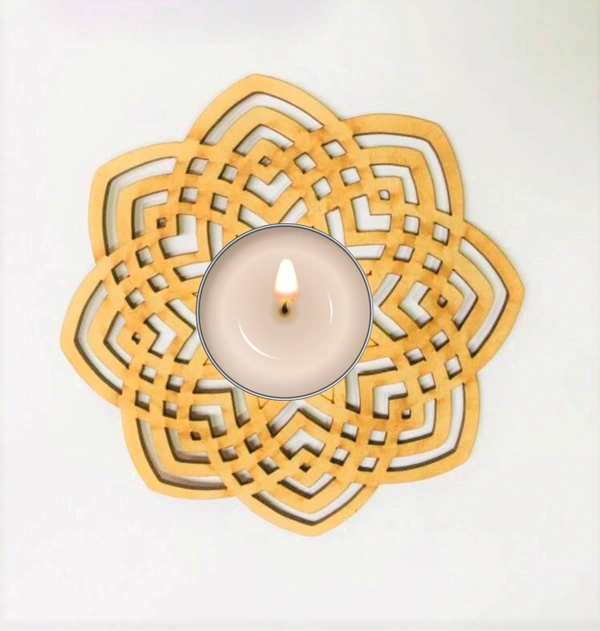Tea Light Candle Holder -Mandala