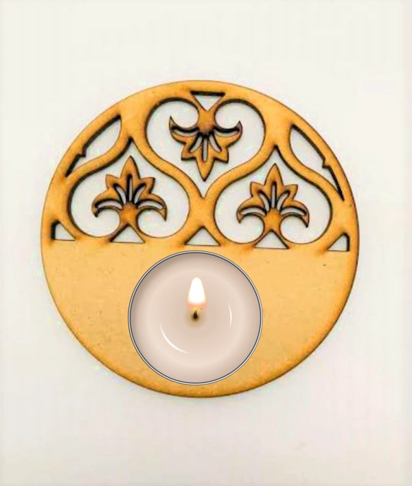 Tea Light Candle Holder - Motif design