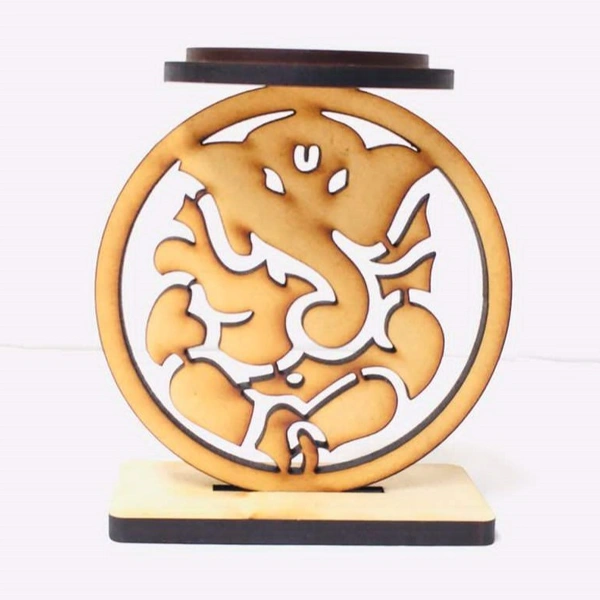 Tea Light Candle Holder - Standing - Ganesha
