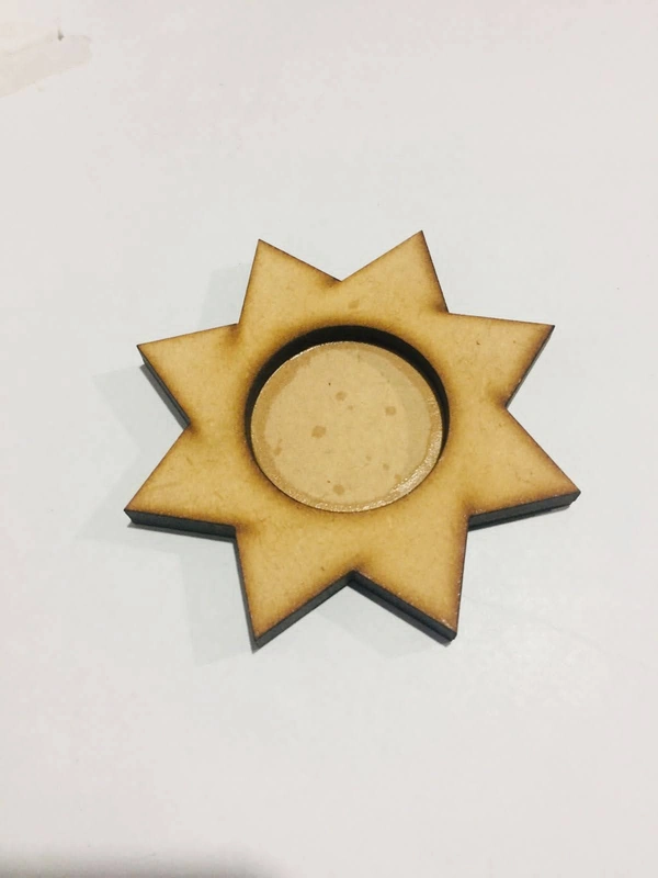 Tea Light Candle Holder - Star  - 32