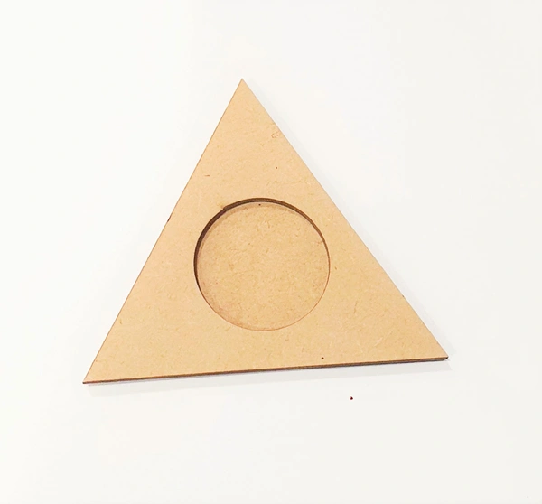 Tea Light Candle Holder - Triangle - 4