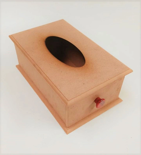 Tissue Box With Drawer -1
