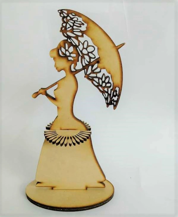 Umbrella Girl Tissue Holder - 9