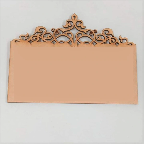 Victorian style cutwork name Plate -8