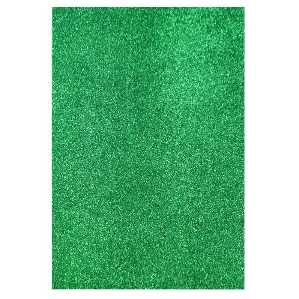 Glitter Foam Sheets A4 Green Colour  - 1pc