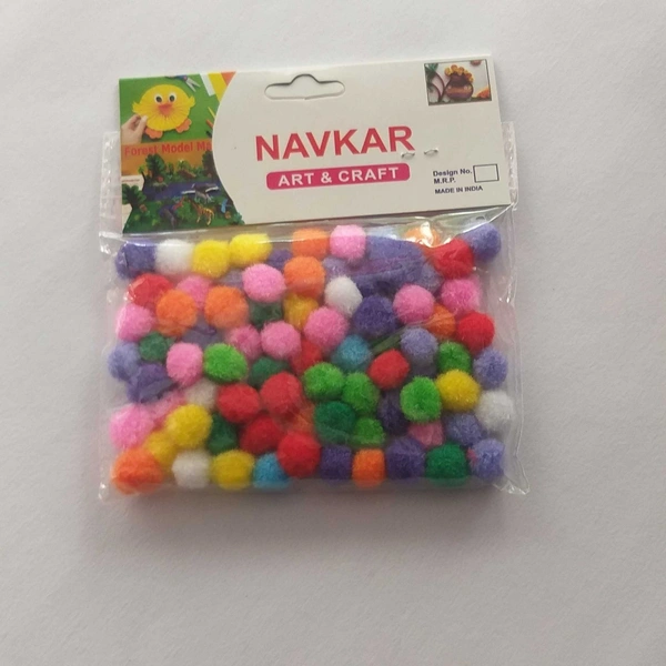 Pom Pom Small Aprox 9mm - 1pkt