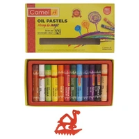 Camel Oil Pastel, Assorted, 12 Pieces - 1PC
