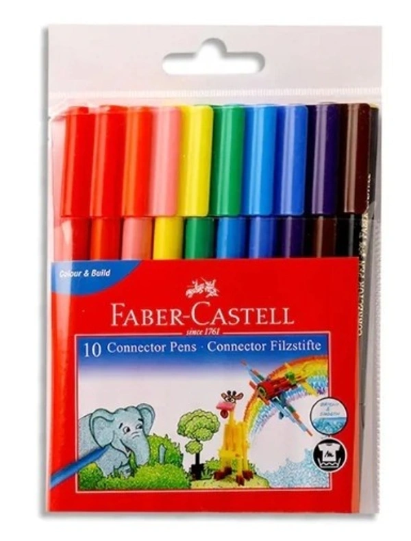 Faber-Castell 10 Connector Sketch Pens Sets - 1PC
