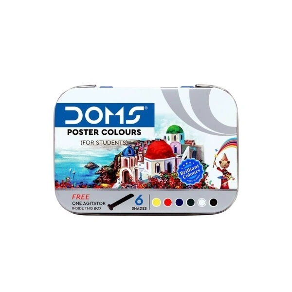 DOMS Poster Colour 6 Shades - 1PC