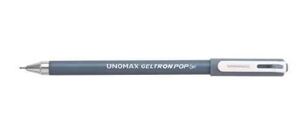Unomax Geltron Pop Gel Pen Black Pack Of 2