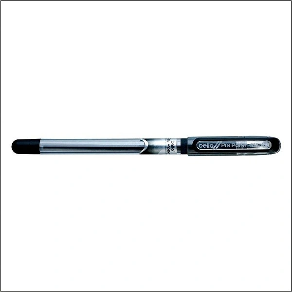 Cello Pinpoint Ball Pen Black (2 Count)