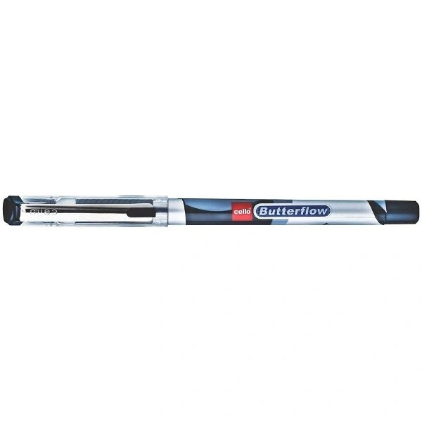 Cello Butterflow Ballpen- Black
