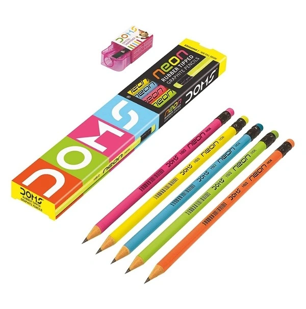 DOMS Neon Pencil 10 Pcs - 2PC