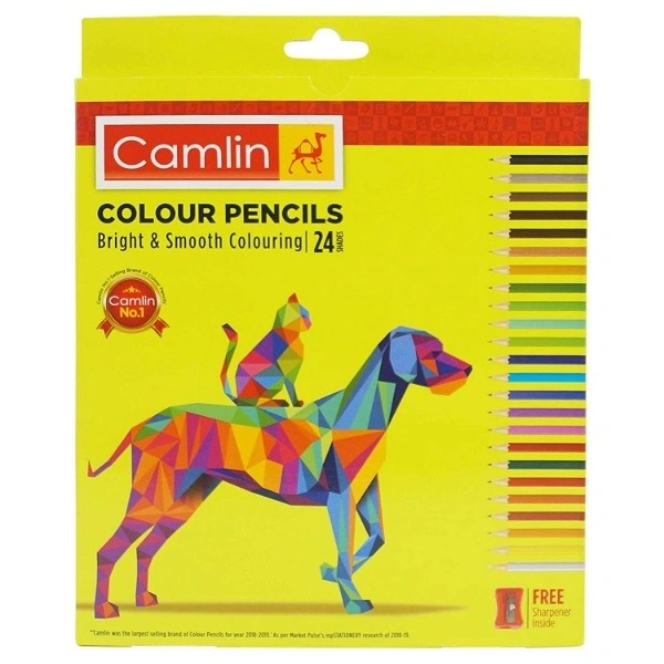 Camlin Colour Pencils 24 Shades