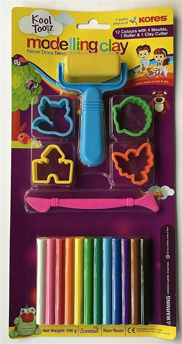 Modelling Clay Dough 100g 12 COLOURS