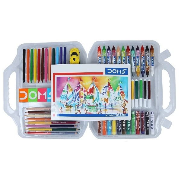 Doms Colouring Smart Kit Mega Gift Pack | Colouring Set for Kids | Bes –  ondesk.in