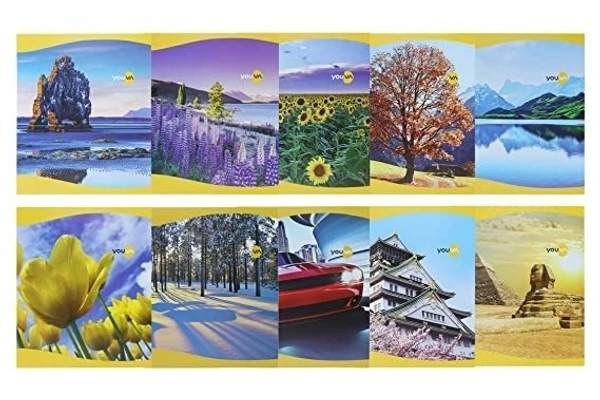 Navneet Youva |Two Line 76pg Notebook |18 Cm X 24 Cm Jumbo Size - 76pg, 1pc