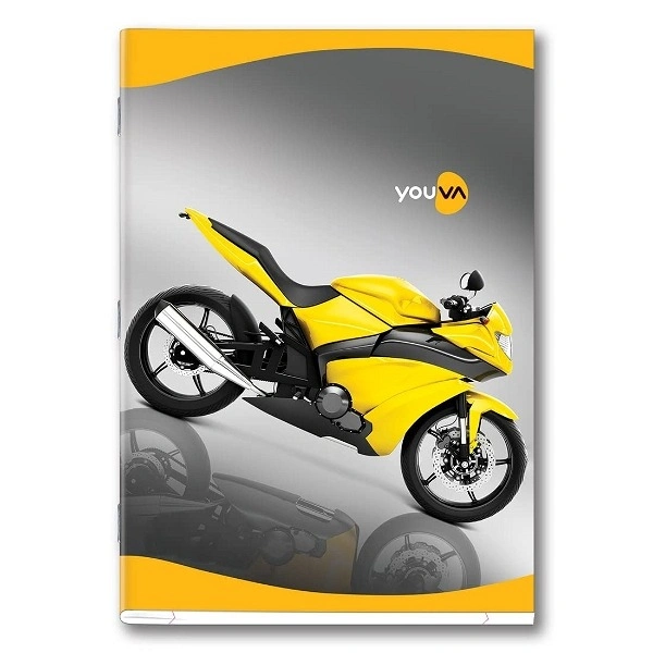 Youva |UNRULD| A4 Size - 228pg 21 Cm X 29.7 Cm| 228 Pages A4 Note Book - 228pg, 1pc