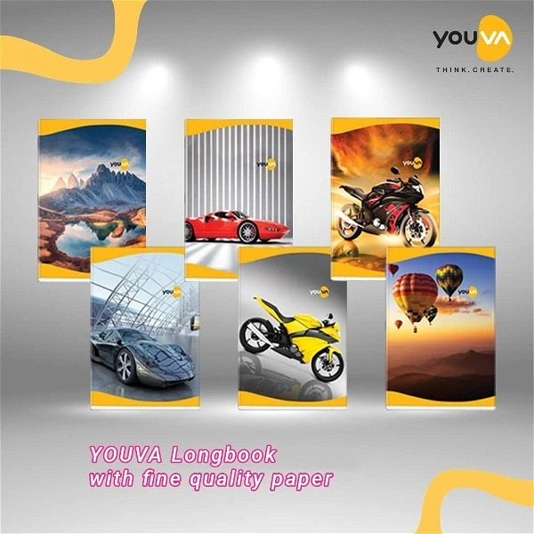 Youva |UNRULD| A4 Size - 228pg 21 Cm X 29.7 Cm| 228 Pages A4 Note Book - 228pg, 1pc