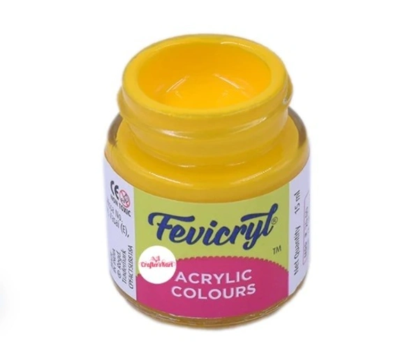 Fevicryl Acrylic Chrome Yellow 03 Colour- 15 ML - 1pc
