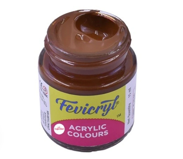 Fevicryl Acrylic Dark Brown 05 Colour- 15 ML - 1pc