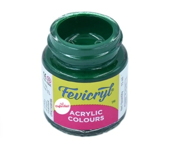 Fevicryl Acrylic Dark Green 06 Colour- 15 ML - 1pc