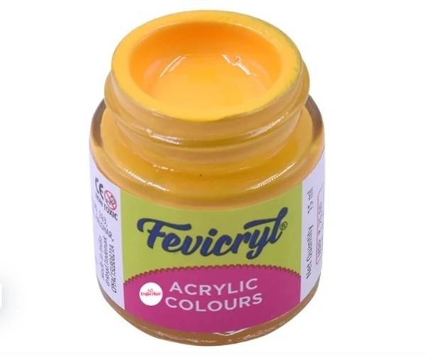 Fevicryl Acrylic Golden Yellow 09 Colour- 15 ML - 1pc