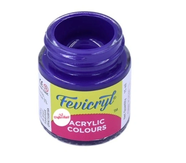 Fevicryl Acrylic Mauve 15 Colour- 15 ML
