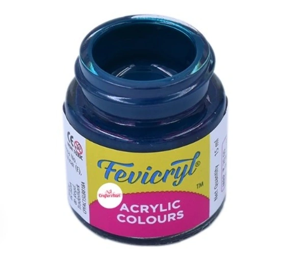 Fevicryl Acrylic Turquoise Blue 22 Colour- 15 ML