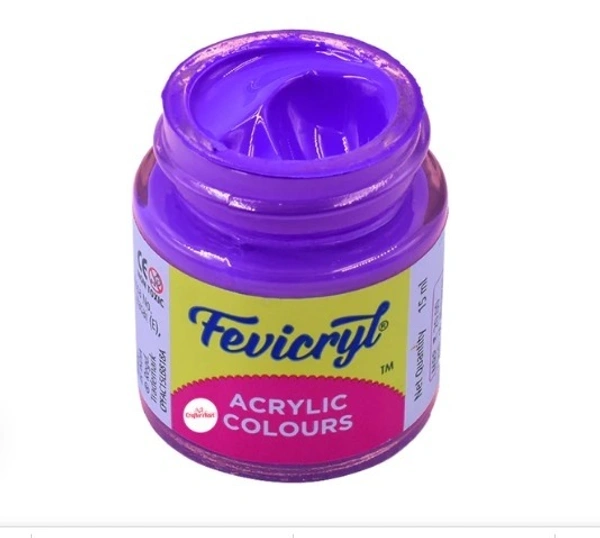 Fevicryl Acrylic Violet 25 Colour- 15 ML