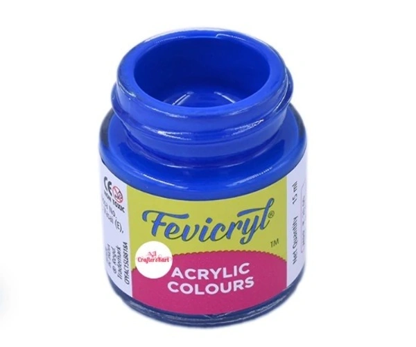 Fevicryl Acrylic Cerulean Blue 32 Colour- 15 ML